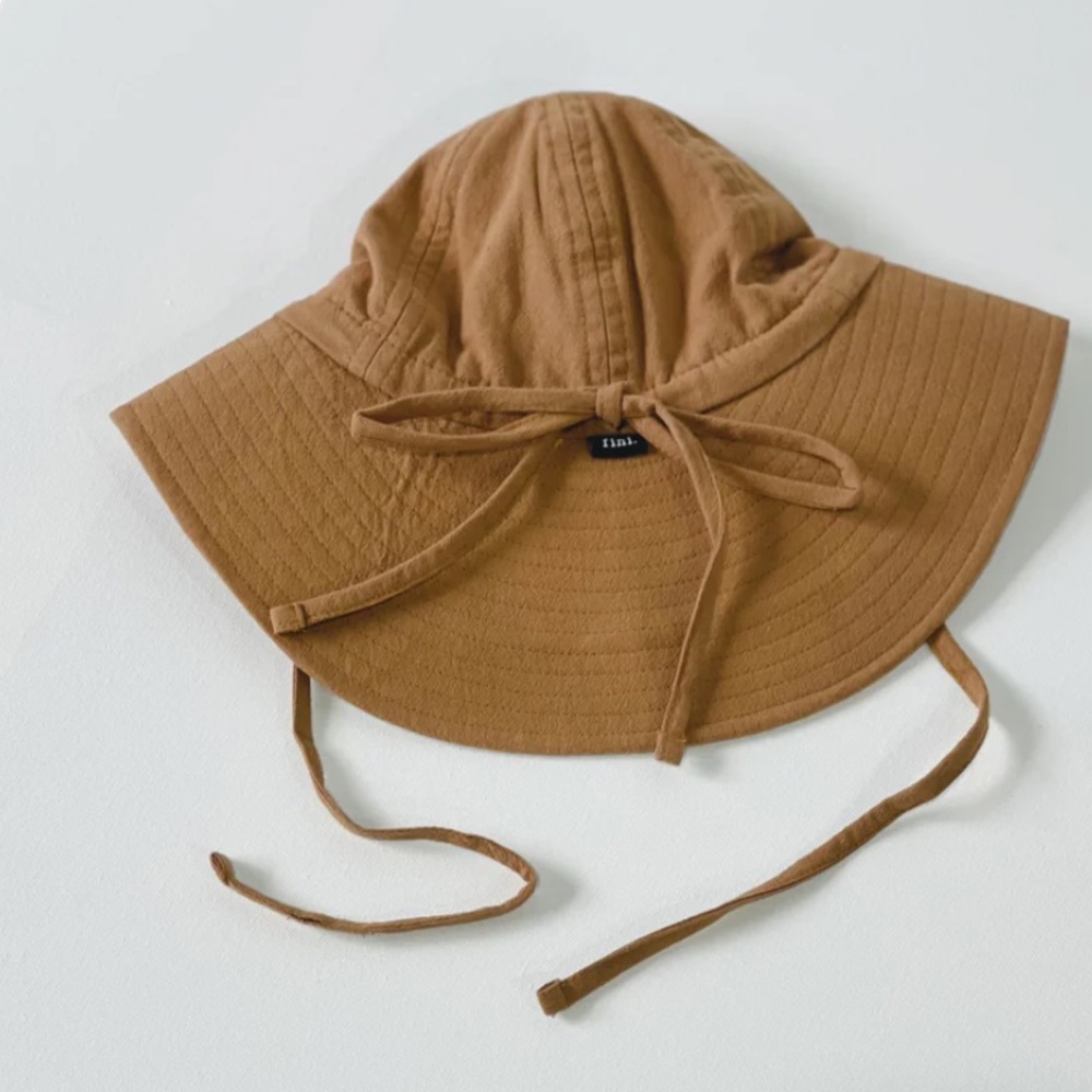 Fini the label cotton floppy hat -mocha